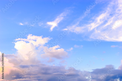 Fototapeta Naklejka Na Ścianę i Meble -  Blue sky with cloud. It best for background. Cloud sky background