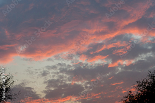 view of sky and cloud in the time sunset