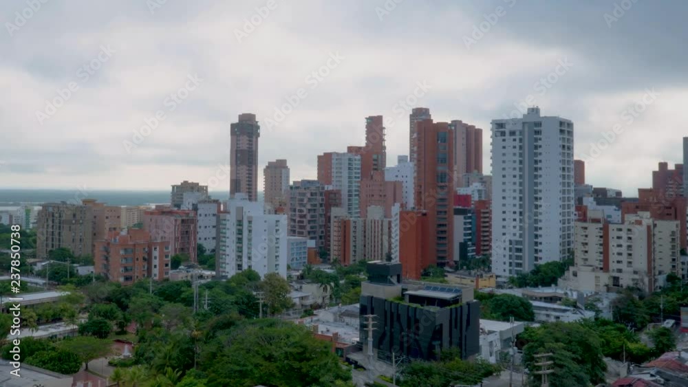 Elevated Timelapse of Northern Barranquilla, Colombia During A Cloudy Day Elevated Timelapse of Northern Barranquilla, Colombia During A Cloudy Day