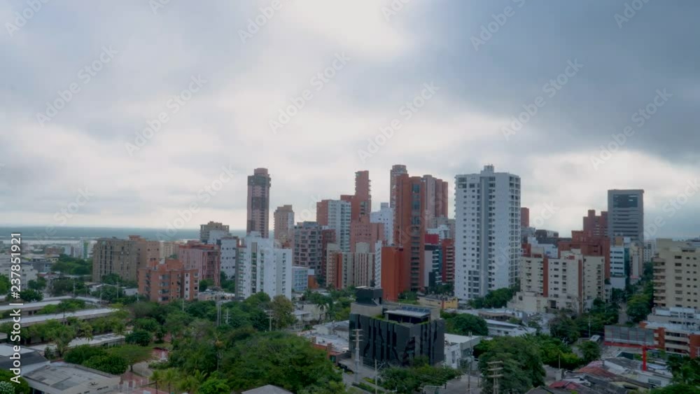 Elevated Timelapse of Northern Barranquilla, Colombia During A Cloudy Day Elevated Timelapse of Northern Barranquilla, Colombia During A Cloudy Day