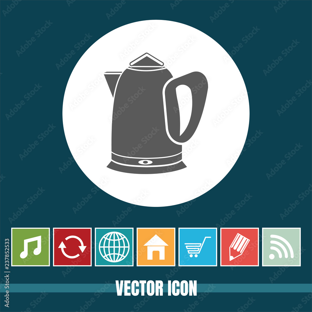 very Useful Vector Icon Of Kettle with Bonus Icons Very Useful For Mobile App, Software & Web very Useful Vector Icon Of Kettle with Bonus Icons Very Useful For Mobile App, Software & Web