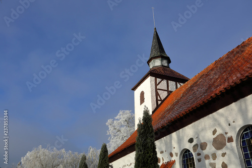 Kirch Heiligenwalde, now the Church of St. Nicholas. Ushakovo, Kaliningrad region, Russia. Founded in 1344