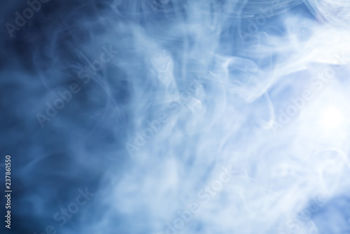 background blue smoke