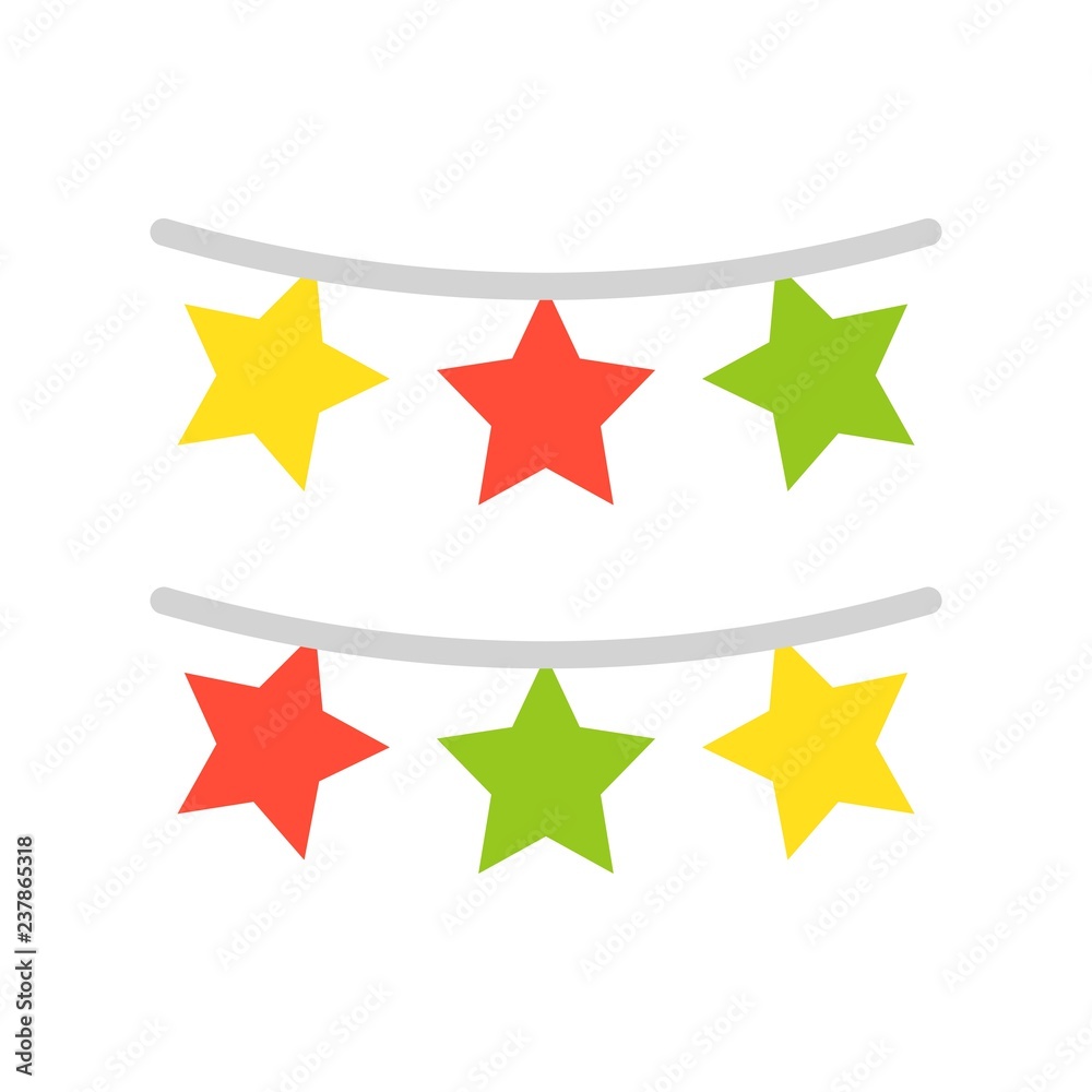 Christmas ornament vector, Christmas related flat style icon Christmas ornament vector, Christmas related flat style icon