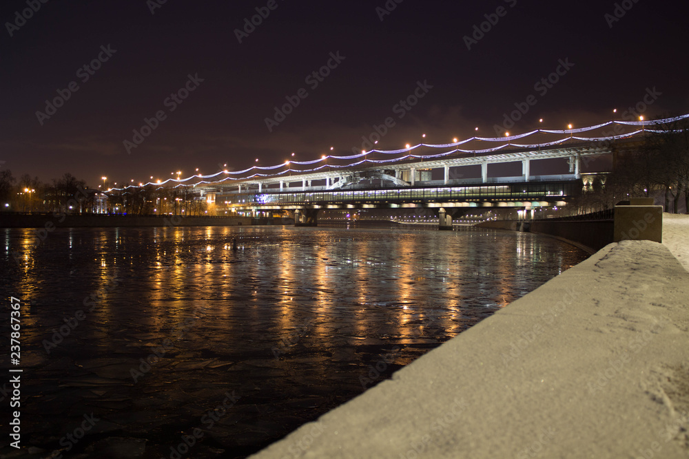 bridge at night