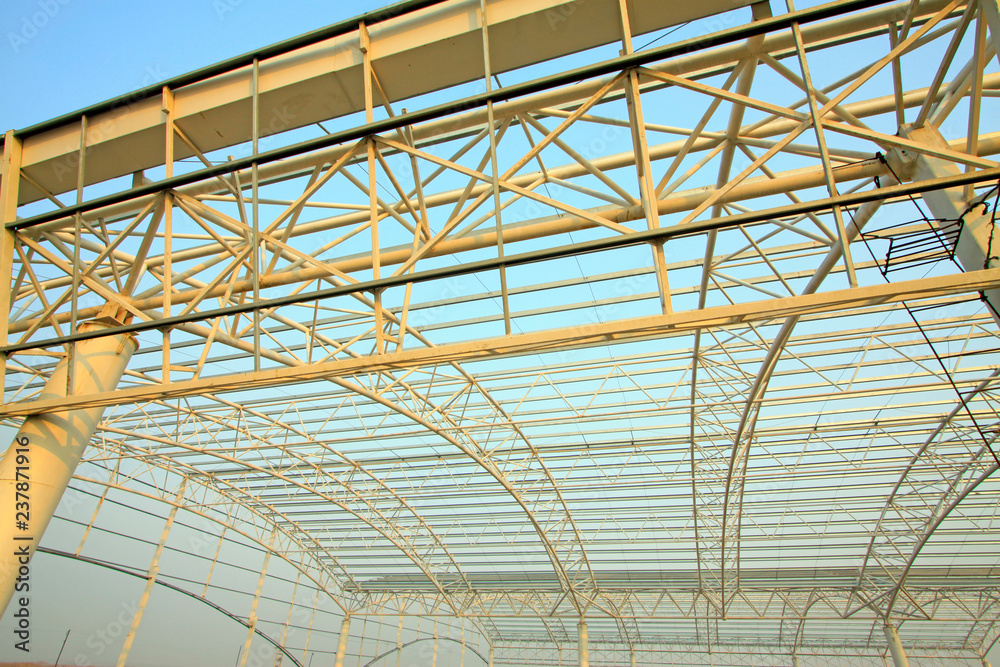 Fototapeta premium steel structure landscape
