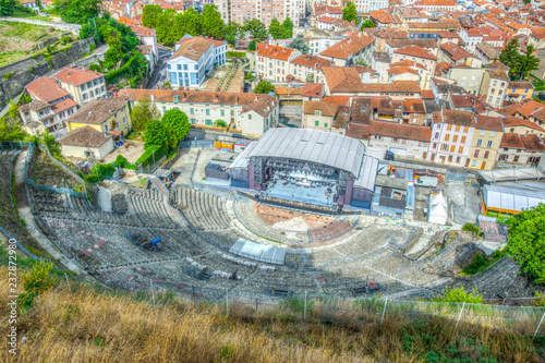 Ancient roman theatre in the French city Vienne