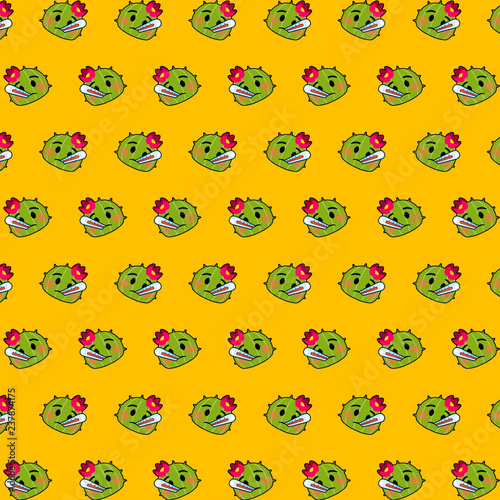 Cactus - emoji pattern 68