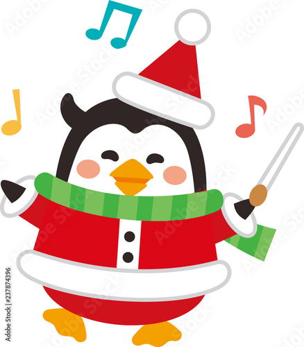 クリスマス素材 指揮棒をふるかわいいサンタペンギン ベクターイラスト素材 Stock Vector Adobe Stock クリスマス素材 指揮棒をふるかわいいサンタペンギン ベクターイラスト素材 Stock Vector Adobe Stock