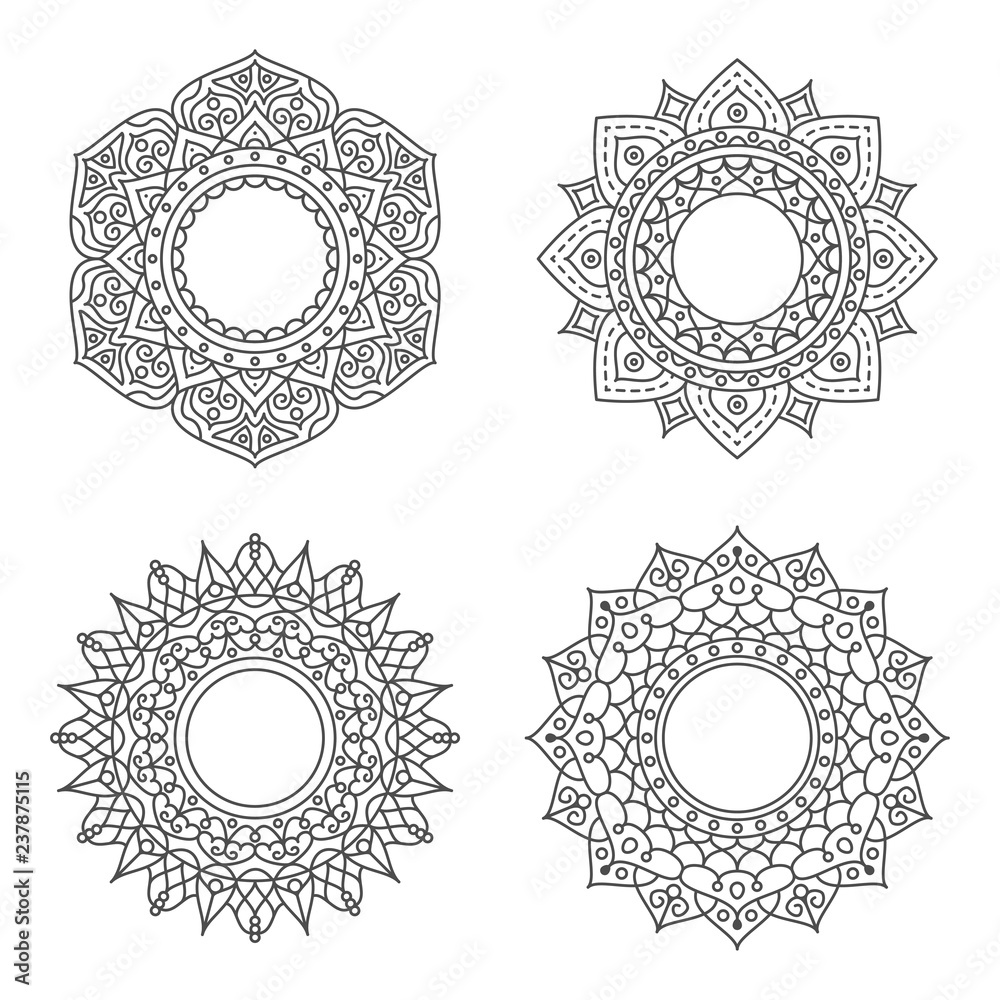 abstract circle ornament with flower concept use for decor element or futuristic wallpaper, islamic, arabic, ramadan, ied, deepavali design vector eps 10 abstract circle ornament with flower concept use for decor element or futuristic wallpaper, islamic, arabic, ramadan, ied, deepavali design vector eps 10