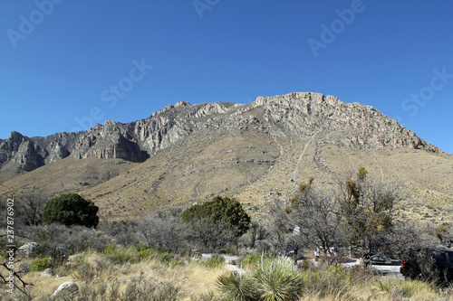 Fels Landschaft in Texas / Guadalupe Mountains Nationalpark