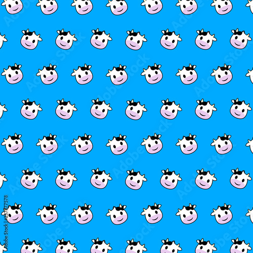 Cow - emoji pattern 19
