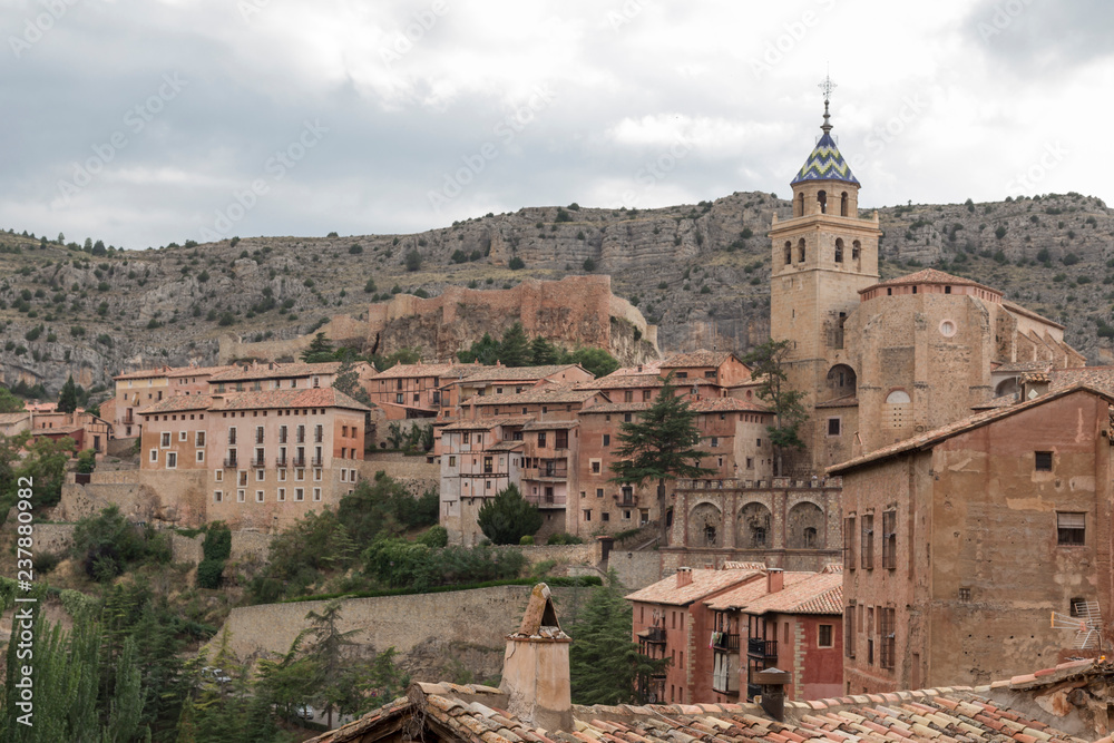 Partial view of Albarracín, Teruel, Spain