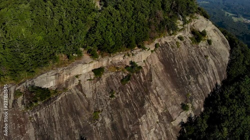 Drone footage flying over and around Yonah Mt. in Georgia. photo