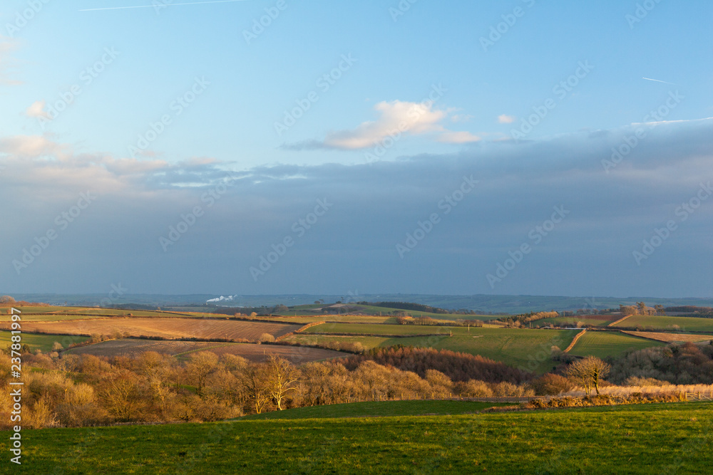 view of devon countryside