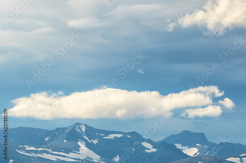 Mountain landscape with cloud formations © Lars Johansson