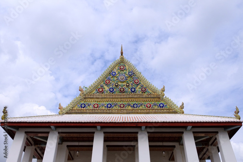 Thai Royal Sanctuary Gable from Wat Chaloem Phra Kiat Worawihan 