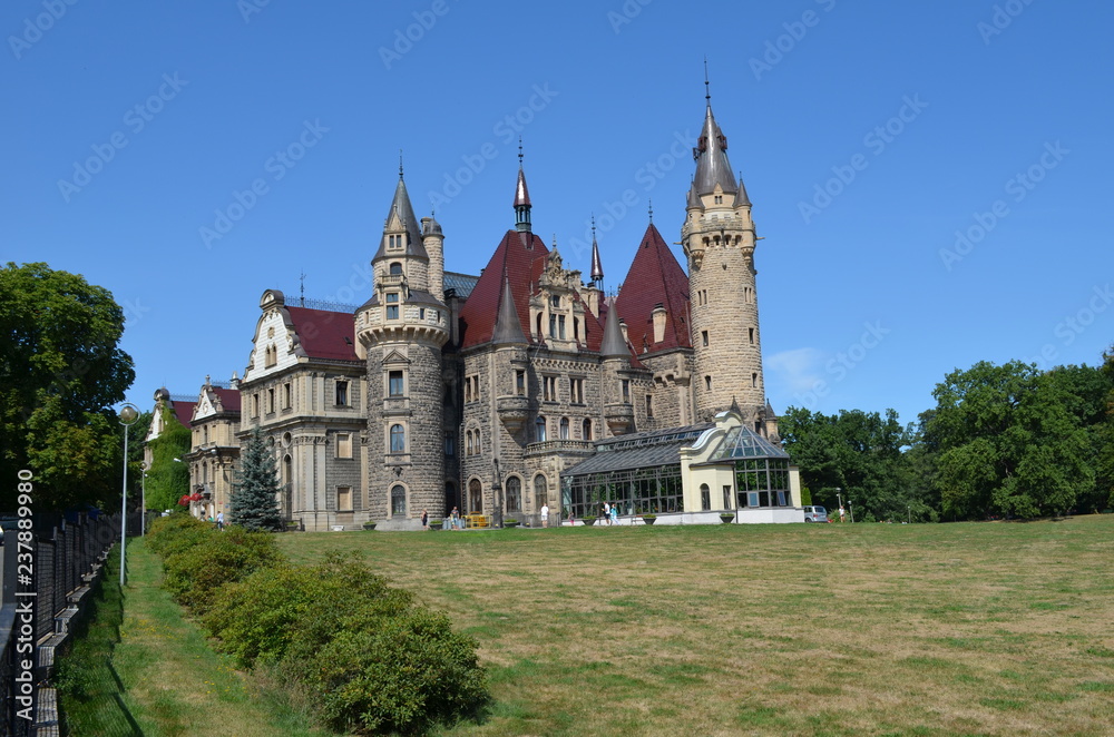 Zamek, Pałac w Mosznej, Opolszczyzna, Polska