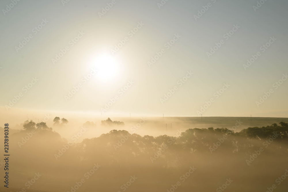 Fototapeta premium sunset in the mountains