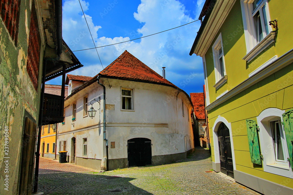 The town of Kamnik, Slovenia