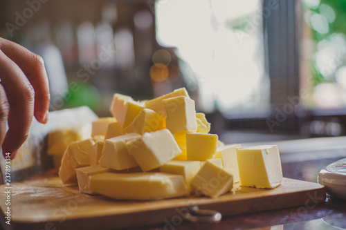 Butter cube for home bakery.