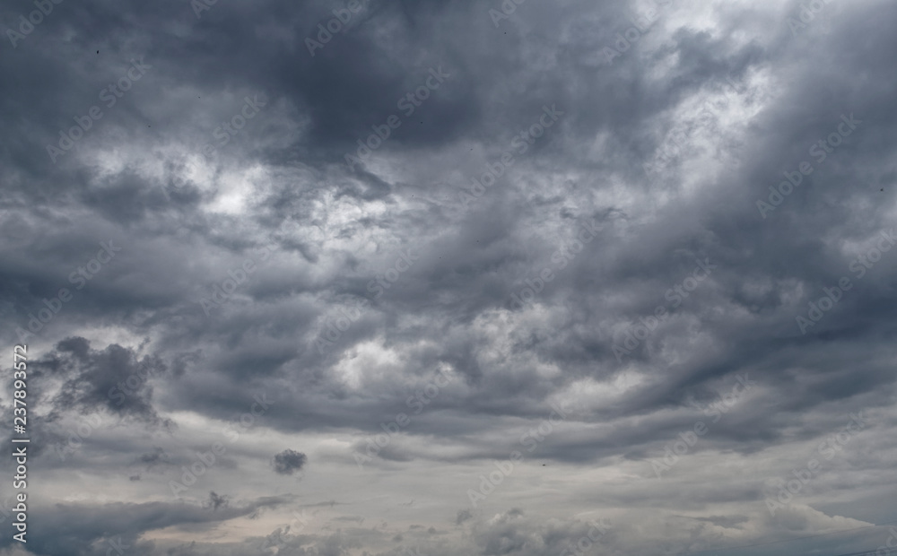 Fototapeta premium graue Wolken