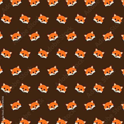 Fox - emoji pattern 15