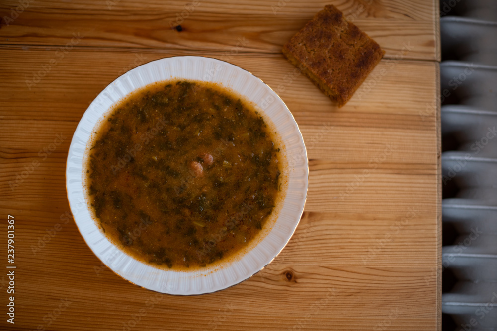 Black Cabbage Soup aka Kara Lahana Çorbası, Traditional Soup from Turkey. Black Cabbage Soup aka Kara Lahana Çorbası, Traditional Soup from Turkey.