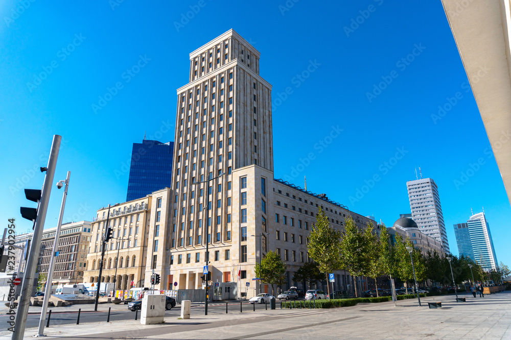 Warsaw business center of the capital Warsaw business center of the capital