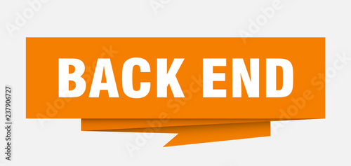 back end