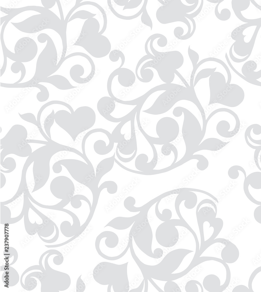 Fototapeta premium Floral pattern. Vintage wallpaper in the Baroque style