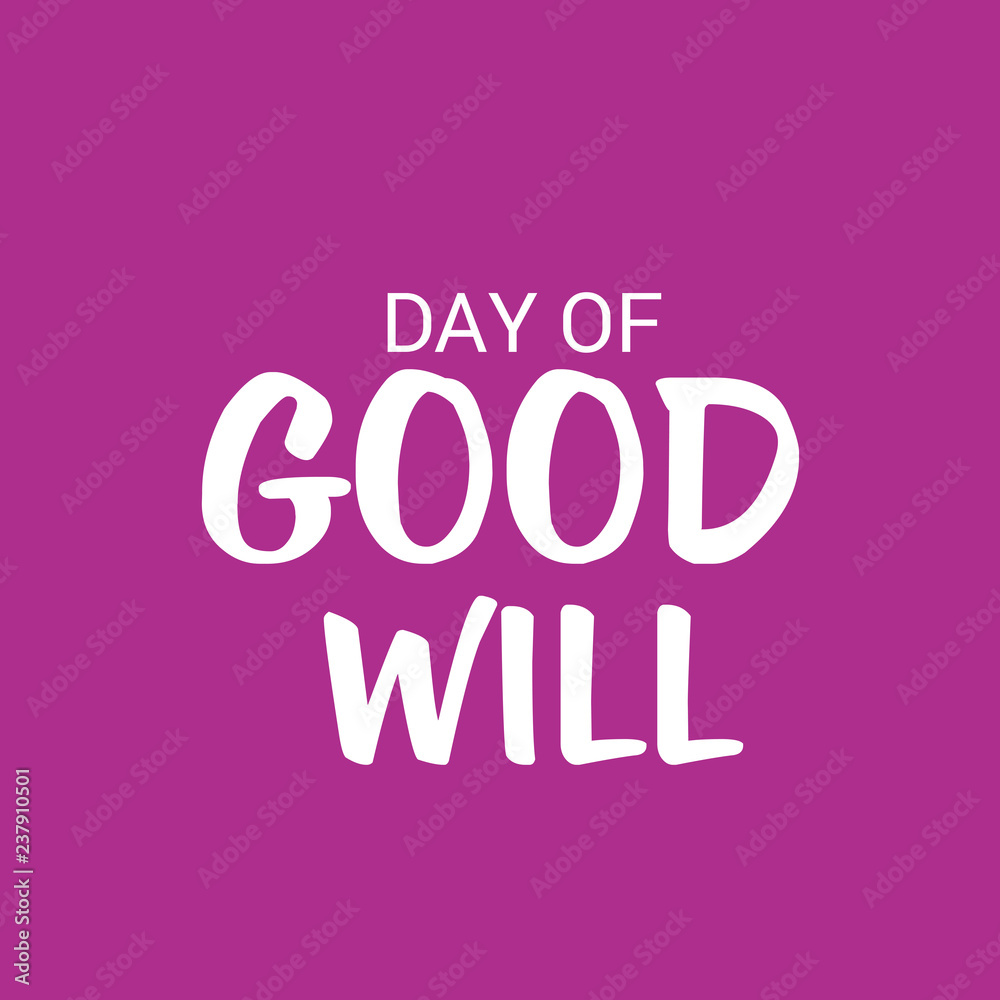 Good day will come.