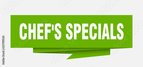 chef's specials