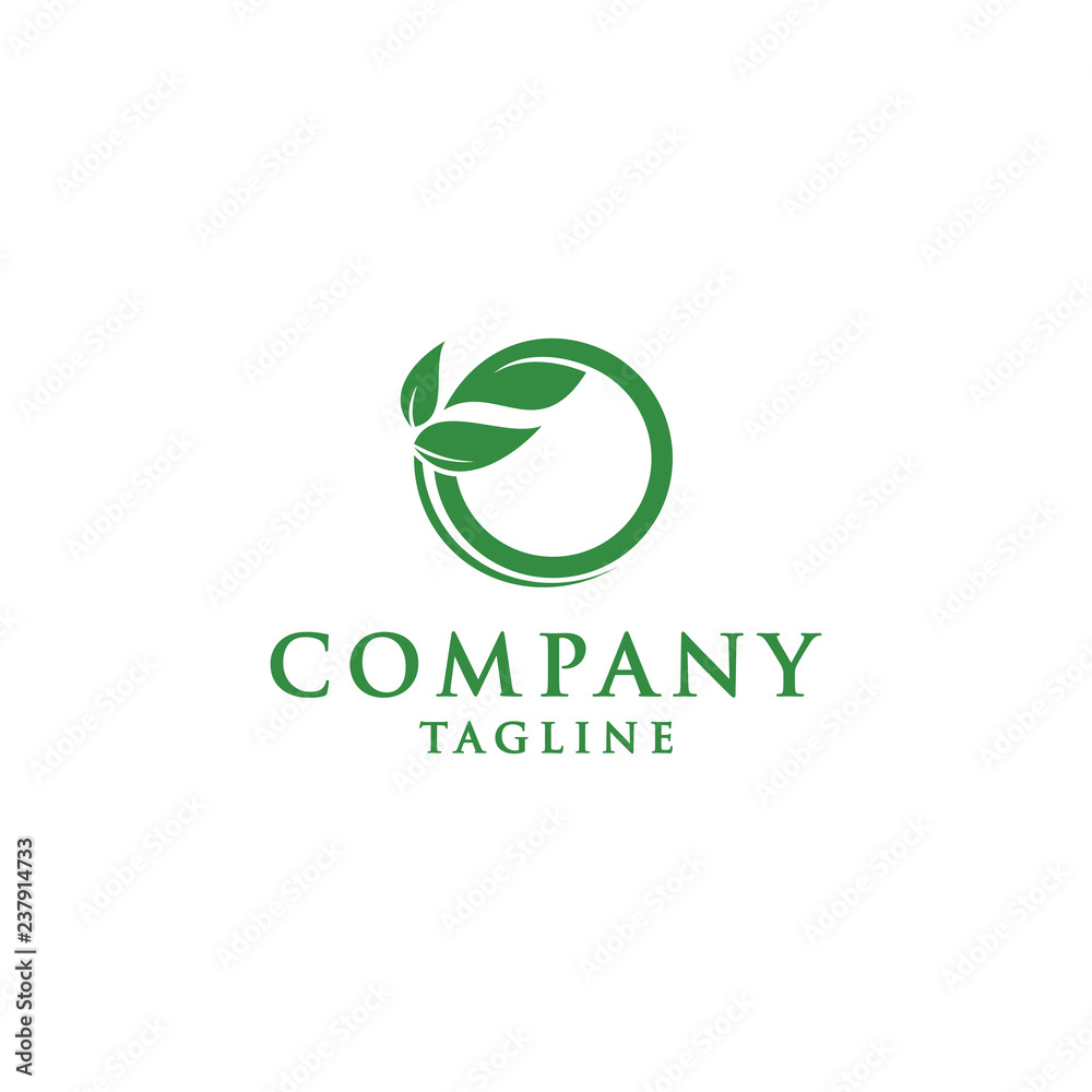 Tree Leaf Vector icon Illustration design template Tree Leaf Vector icon Illustration design template
