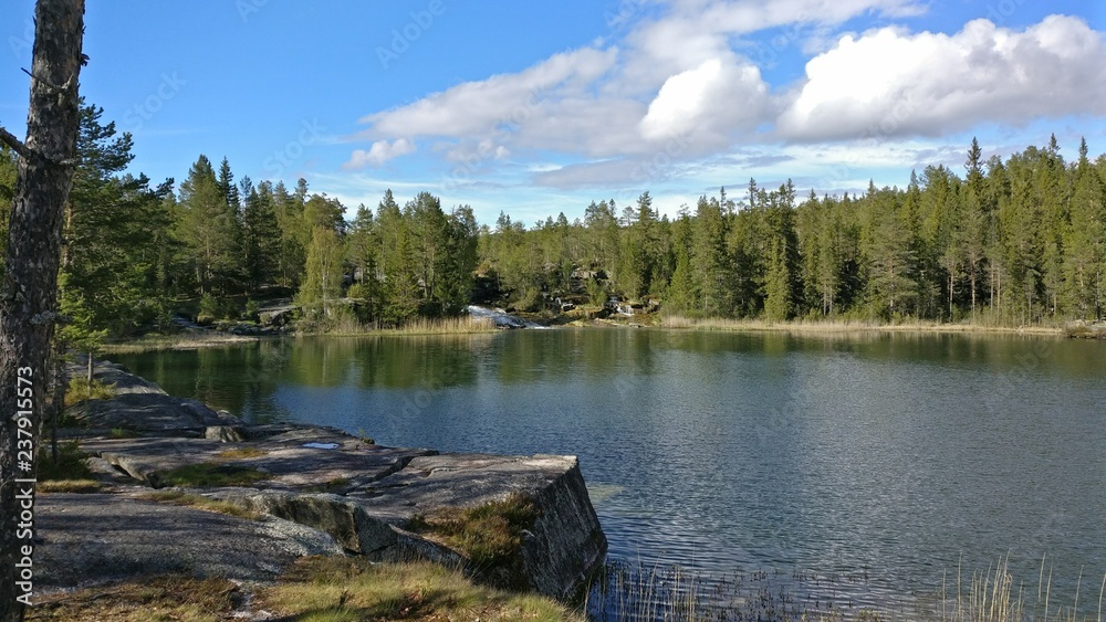 Beautiful nature in northern Sweden. Beautiful nature in northern Sweden.
