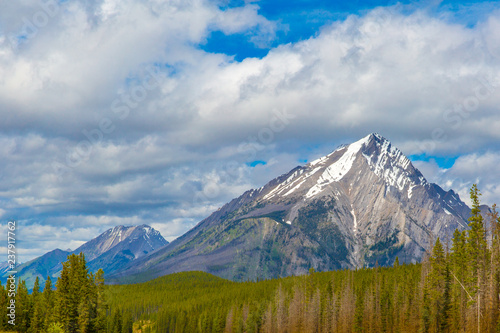 Banff mountain range Alberta Province Canada