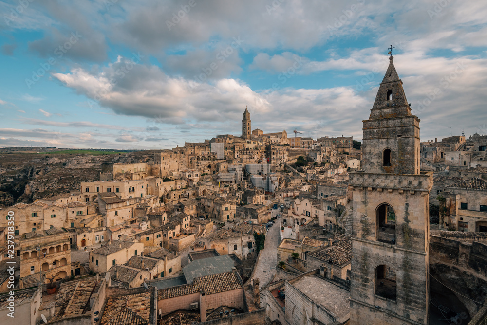 A view of Matera, Basilicata, Italy