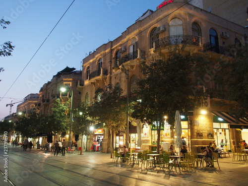 Fototapeta Naklejka Na Ścianę i Meble -  Jerusalem bei Nacht