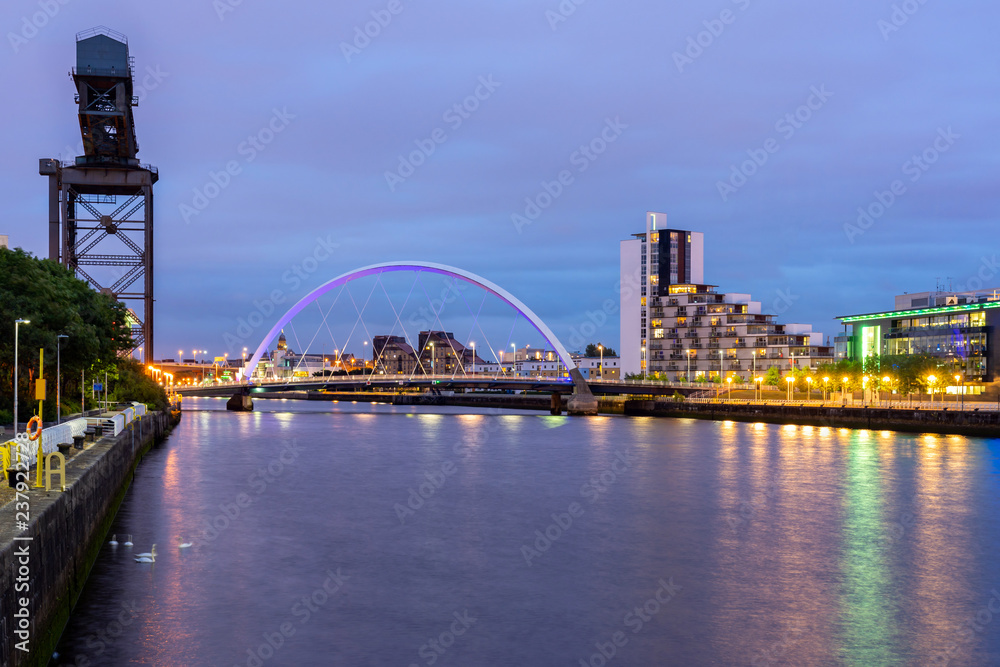 Clyde Arc Bridge Glasgow