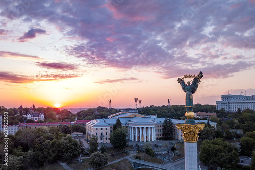 Kiev, Ukraine - May, 2018: Monument of Independence of Ukraine in Kiev. Historical sights of Ukraine. photo