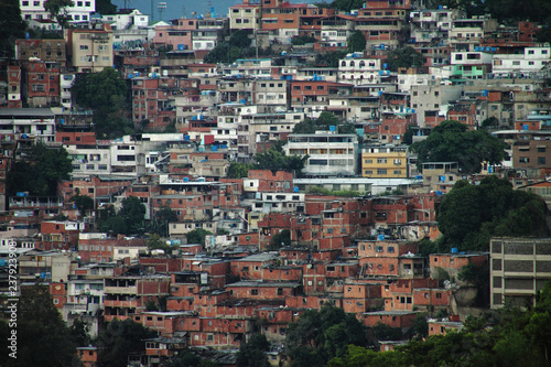 Favelas in Caracas, Venezuela