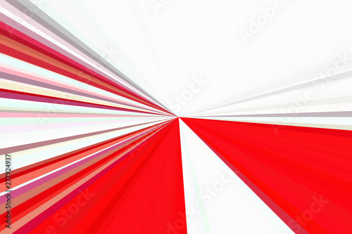 Red abstract rays background. Colorful stripes beam pattern. Stylish illustration modern trend colors.