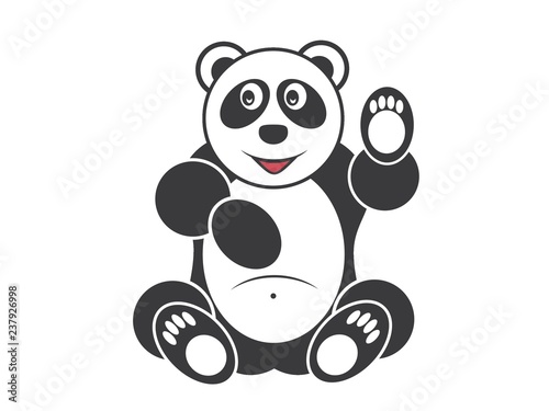 Panda Illustration   Logo  