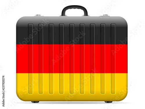 Germany flag travel suitcase