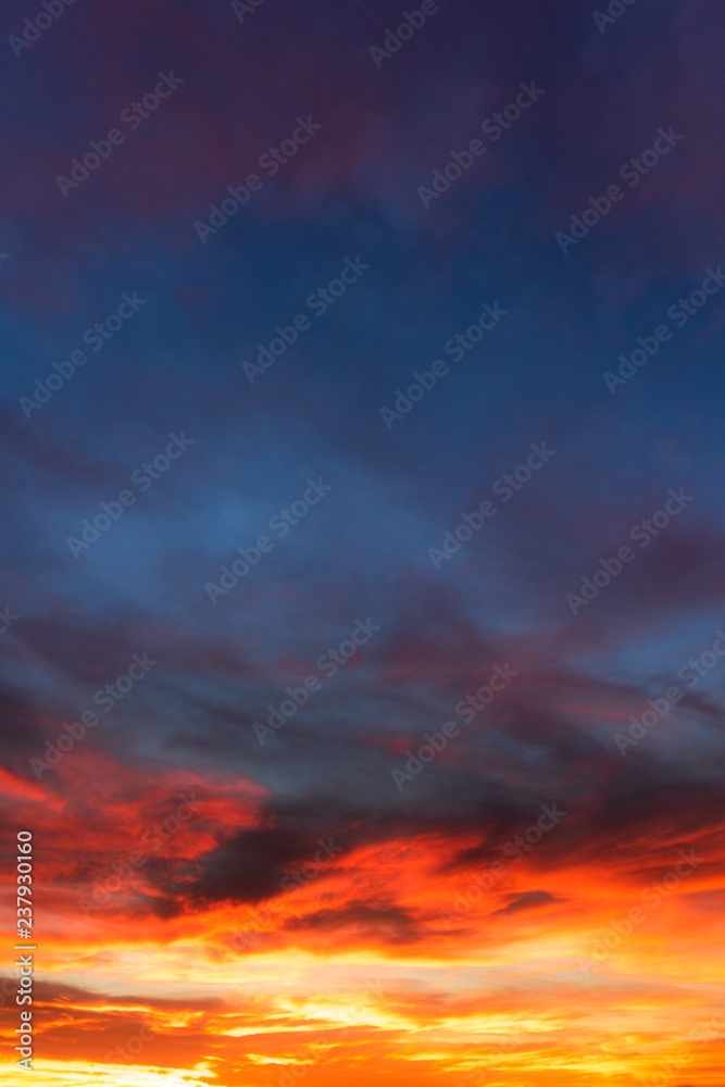 Obraz premium Beautiful Sunset Sky