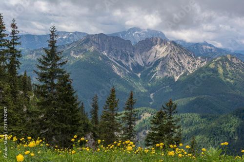 Blick in den Berge von der Rotwand