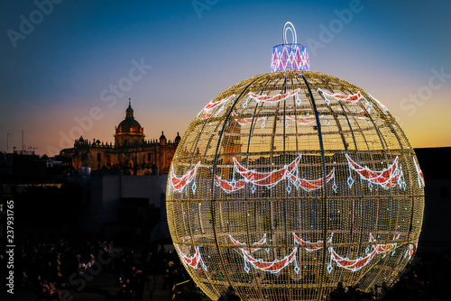 Sticker Christmas ball of 12 meters