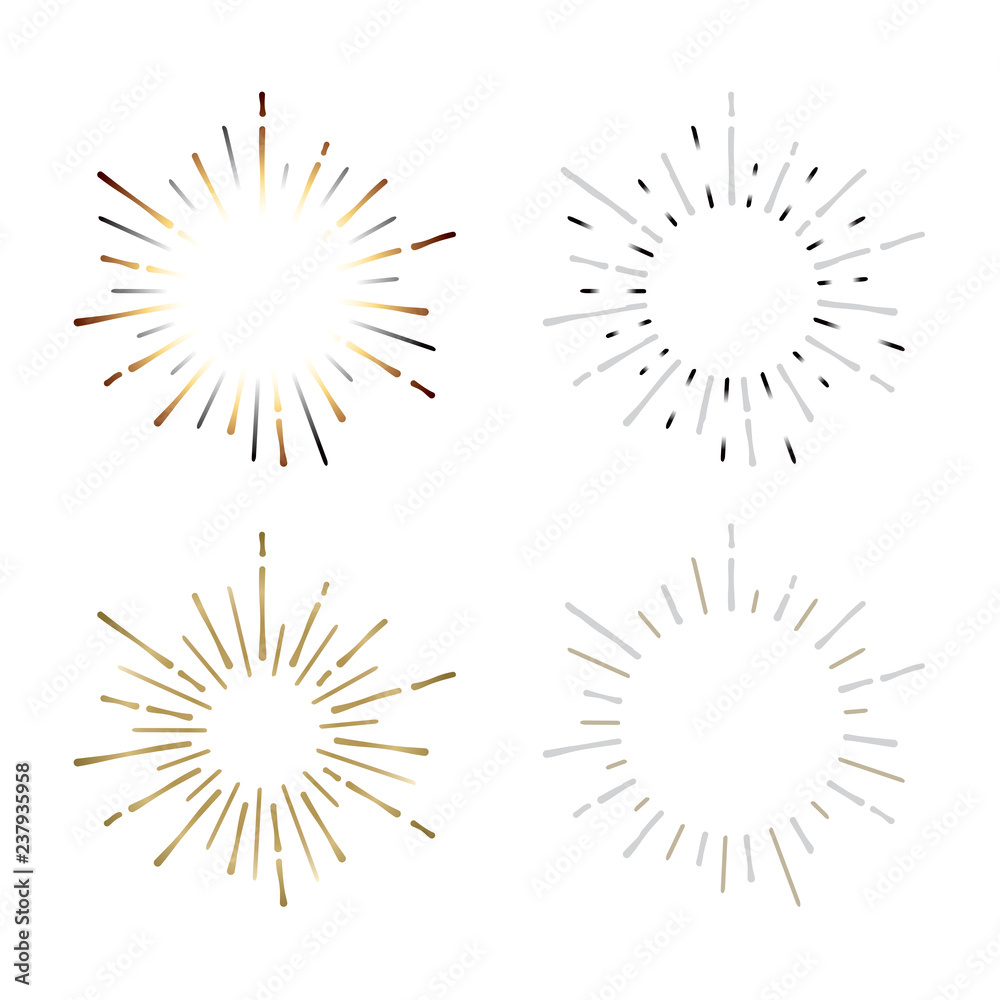 Fototapeta premium RAYONS DE SOLEIL VINTAGE COULEUR