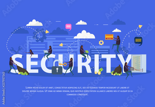 Cyber Security Flat Composition