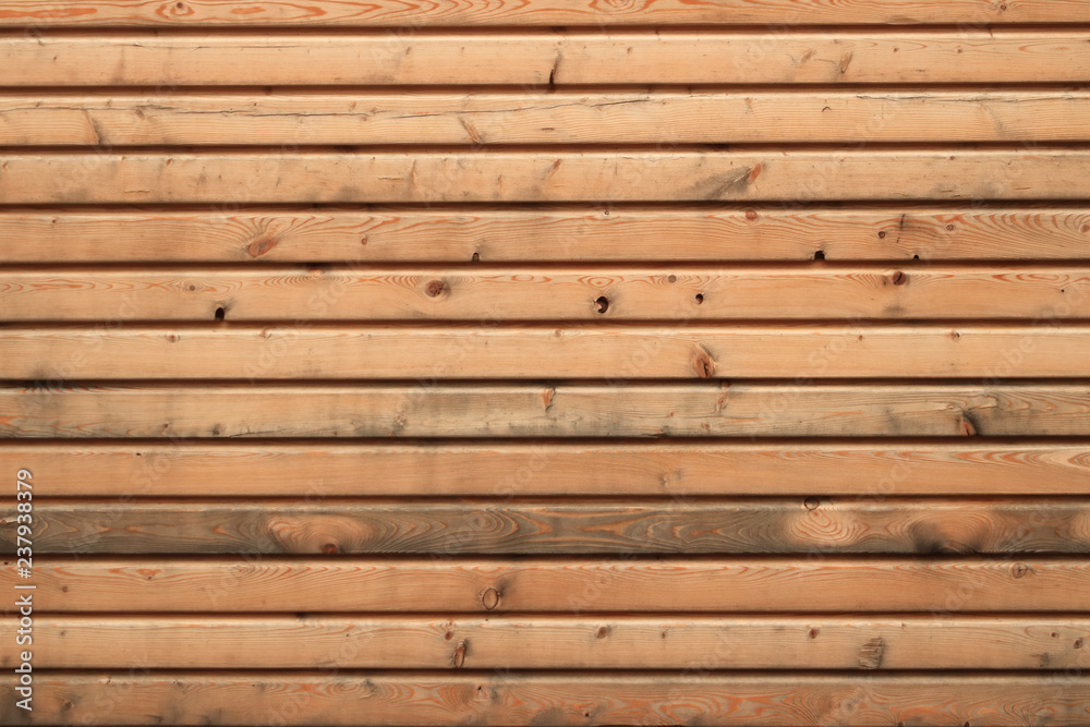 Naklejka premium closeup background of Yellow wood texture